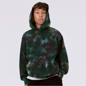 Molo Green & Black Tie-Dye Hoodie